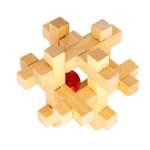 Puzzle madera bola encerrada